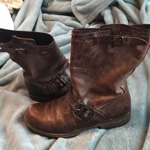 Frye harness boots